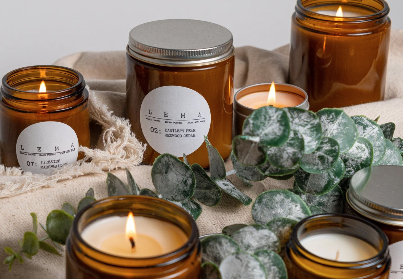 Vegan candles discount